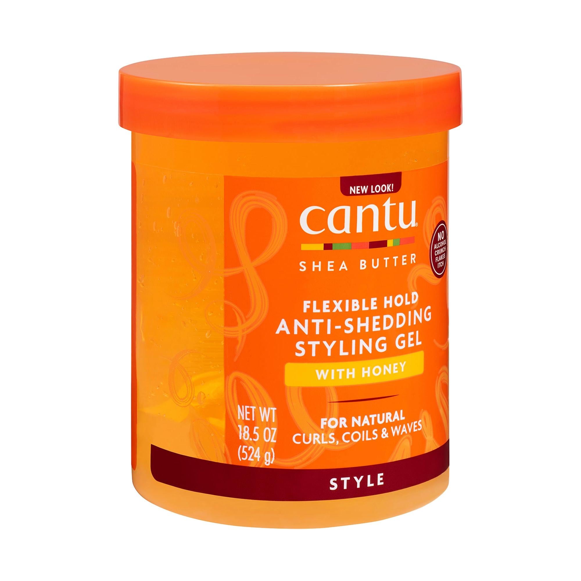 Cantu Shea Butter Flexible Hold Anti-Shedding Styling Gel with Honey - 18.5 oz