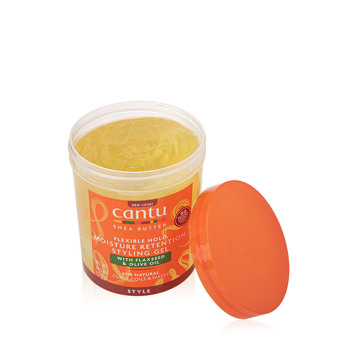 جل تصفيف الشعر كانتو بزبدة الشيا، ذو ثبات مرن وترطيب عميق، مع بذور الكتان وزيت الزيتون - 18.5 أونصة
