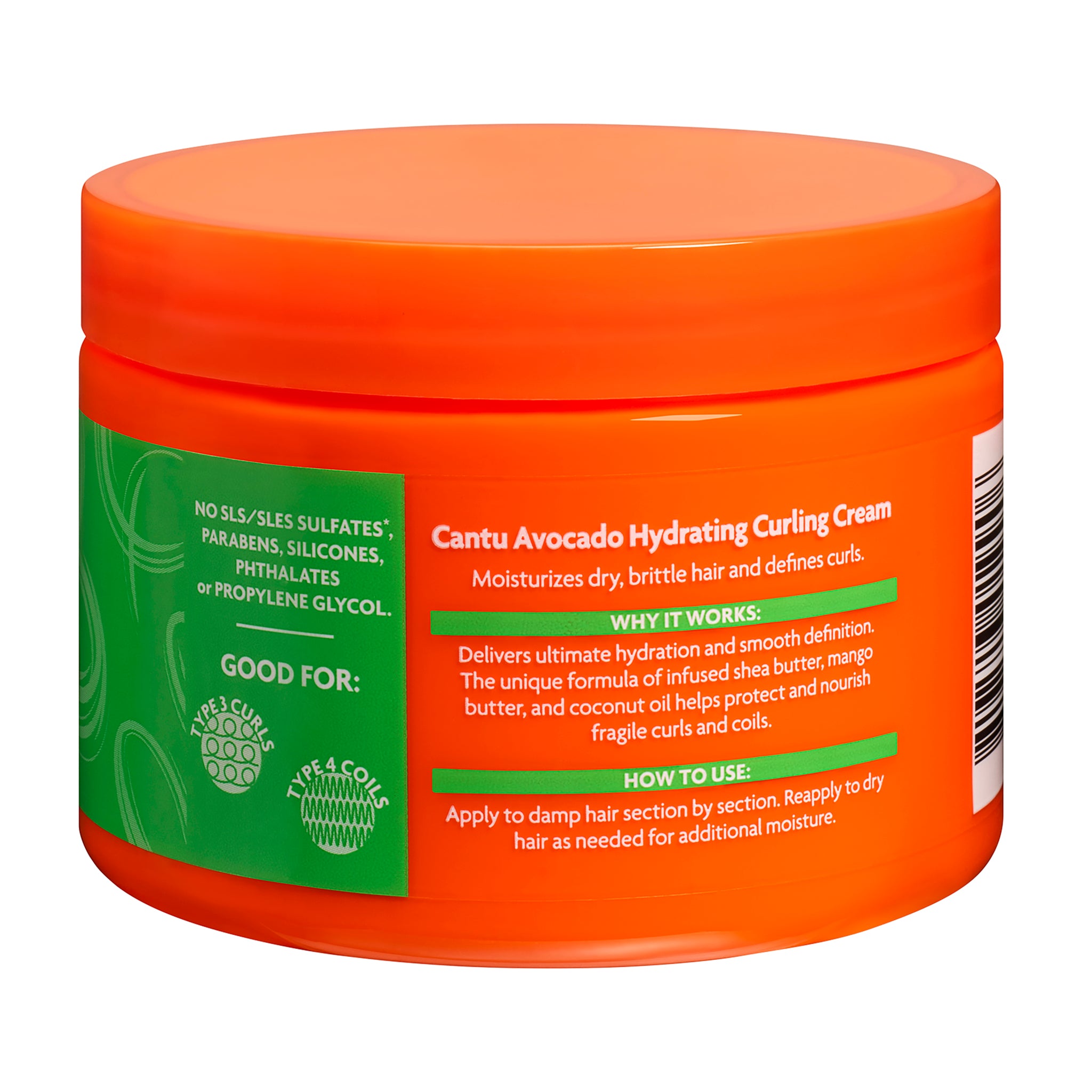 كريم كانتو المرطب للشعر المجعد بخلاصة الأفوكادو وزبدة الشيا وزبدة المانجو 340 غرام