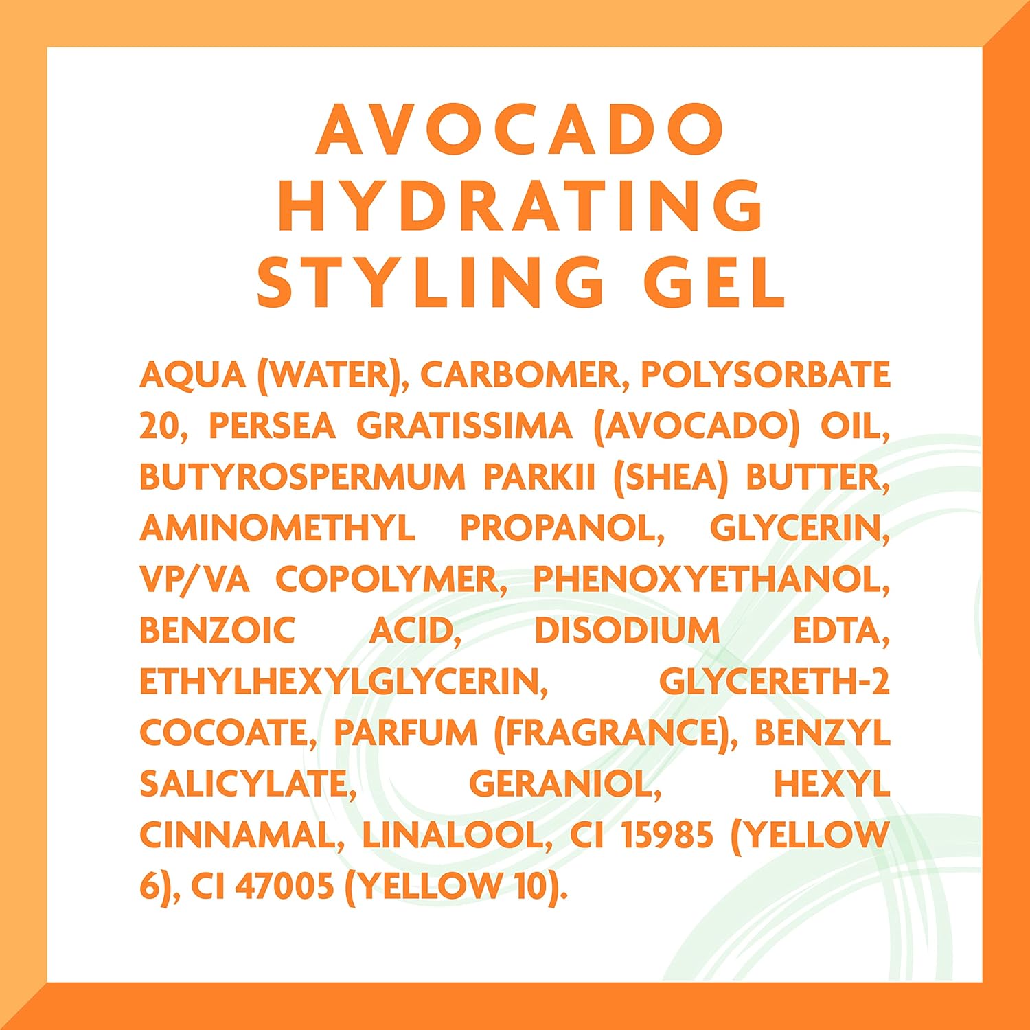 Cantu Avocado Paraben-free Hydrating Styling Gel, 524g