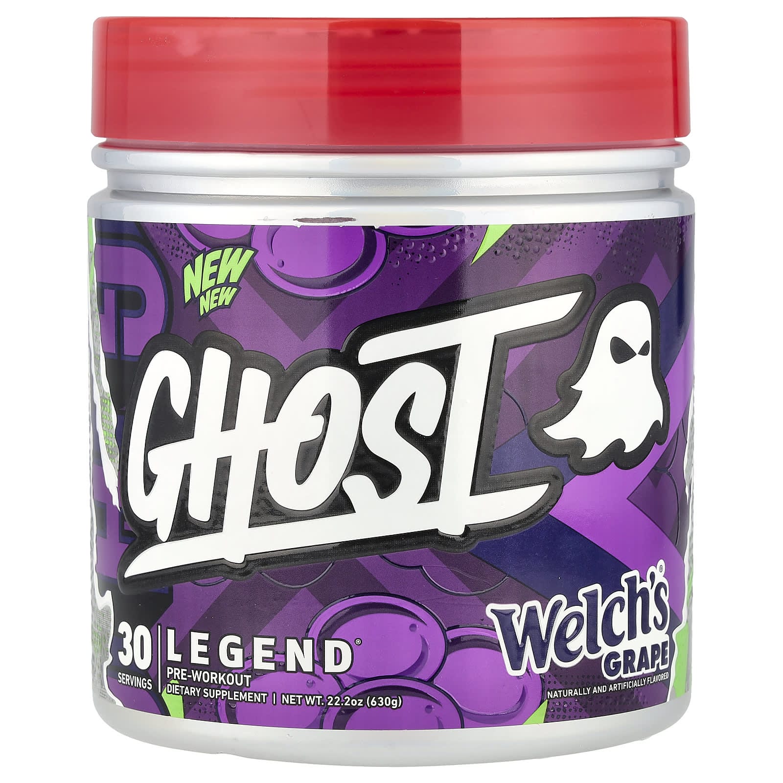 Ghost, Legend Pre-Workout, Welch's Grape 630 g