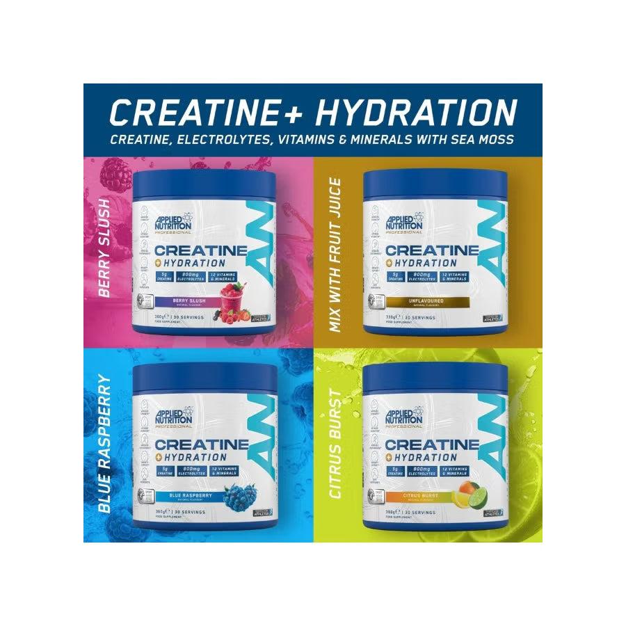 Applied Nutrition Creatine + Hydration, Citrus Burst, 30S 360G