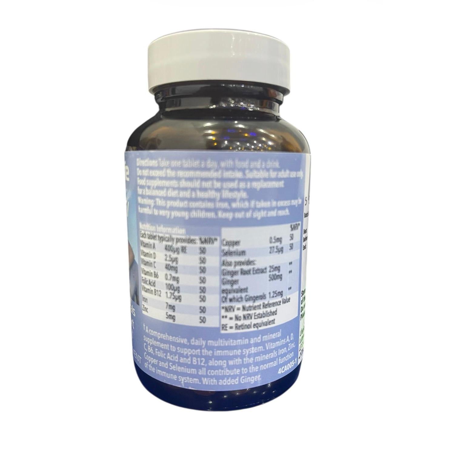 هيلثي لايف للمناعة الفيتامينات والمعادن ودعم المناعة بالزنجبيل 30 قرص نباتي