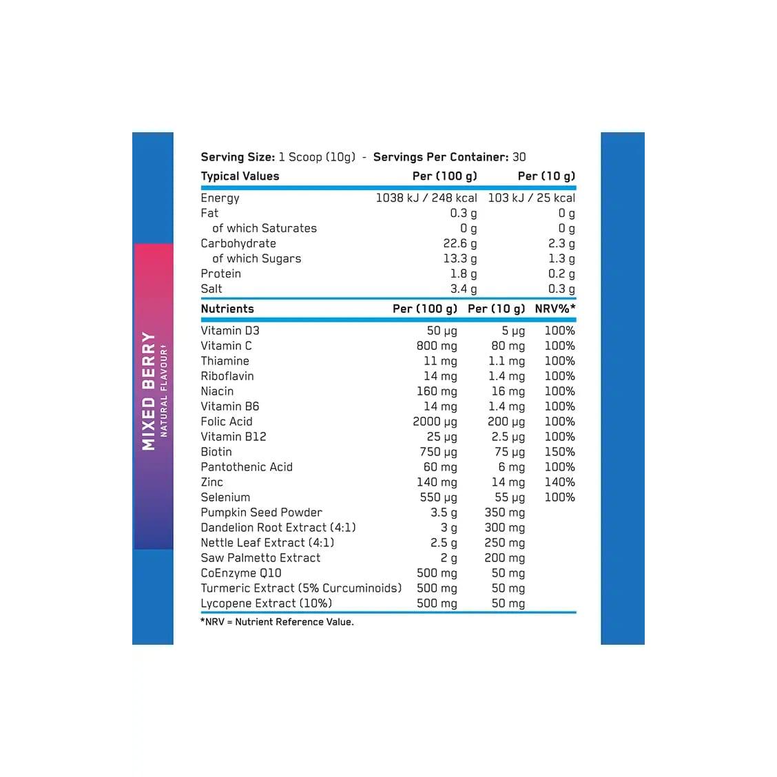 Applied Nutrition Prostate Support, Mixed Berry, Supports Prostate Health 300g