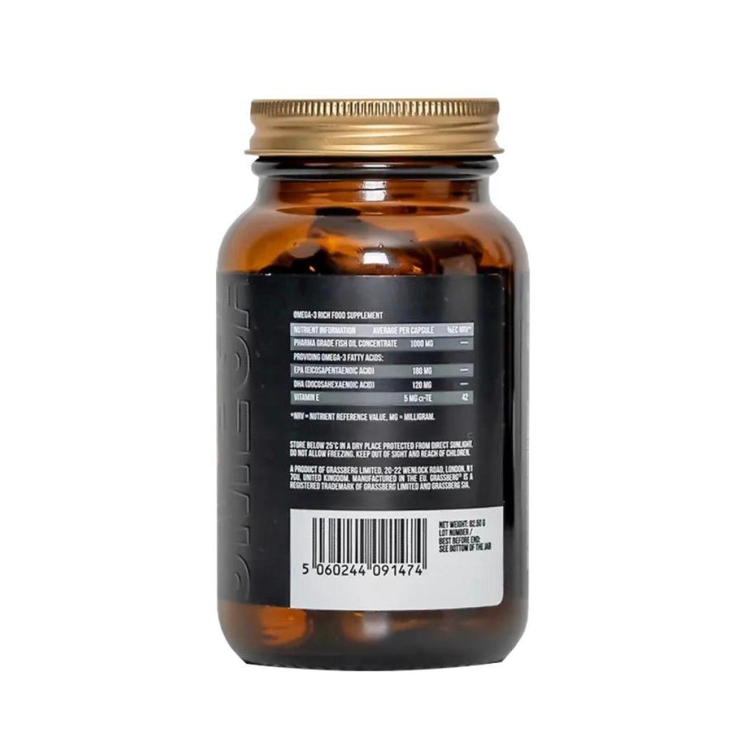 غراسبرغ أوميغا 3 زيت السمك 1000 ملغ 60 كبسولة