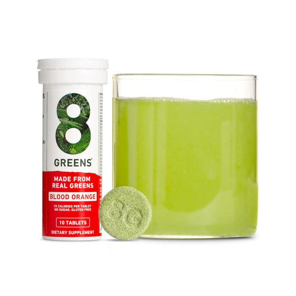 8Greens Real Greens Superfood Effervescent Tablet Orange - 10 Tablets