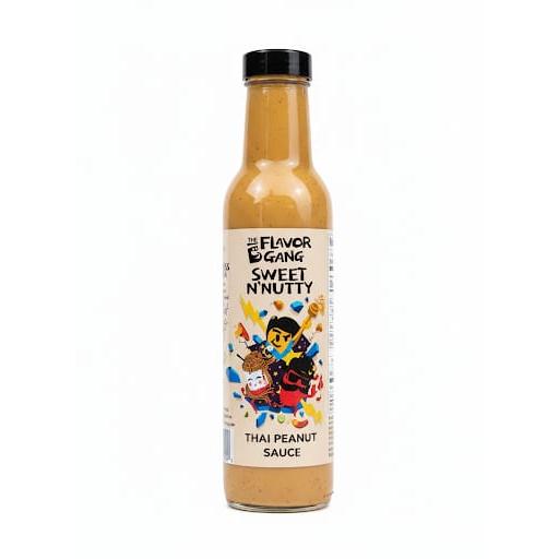 The Flavor Gang Sweet N' Nutty Thai Peanut Sauce - 16 fl oz (473ml)