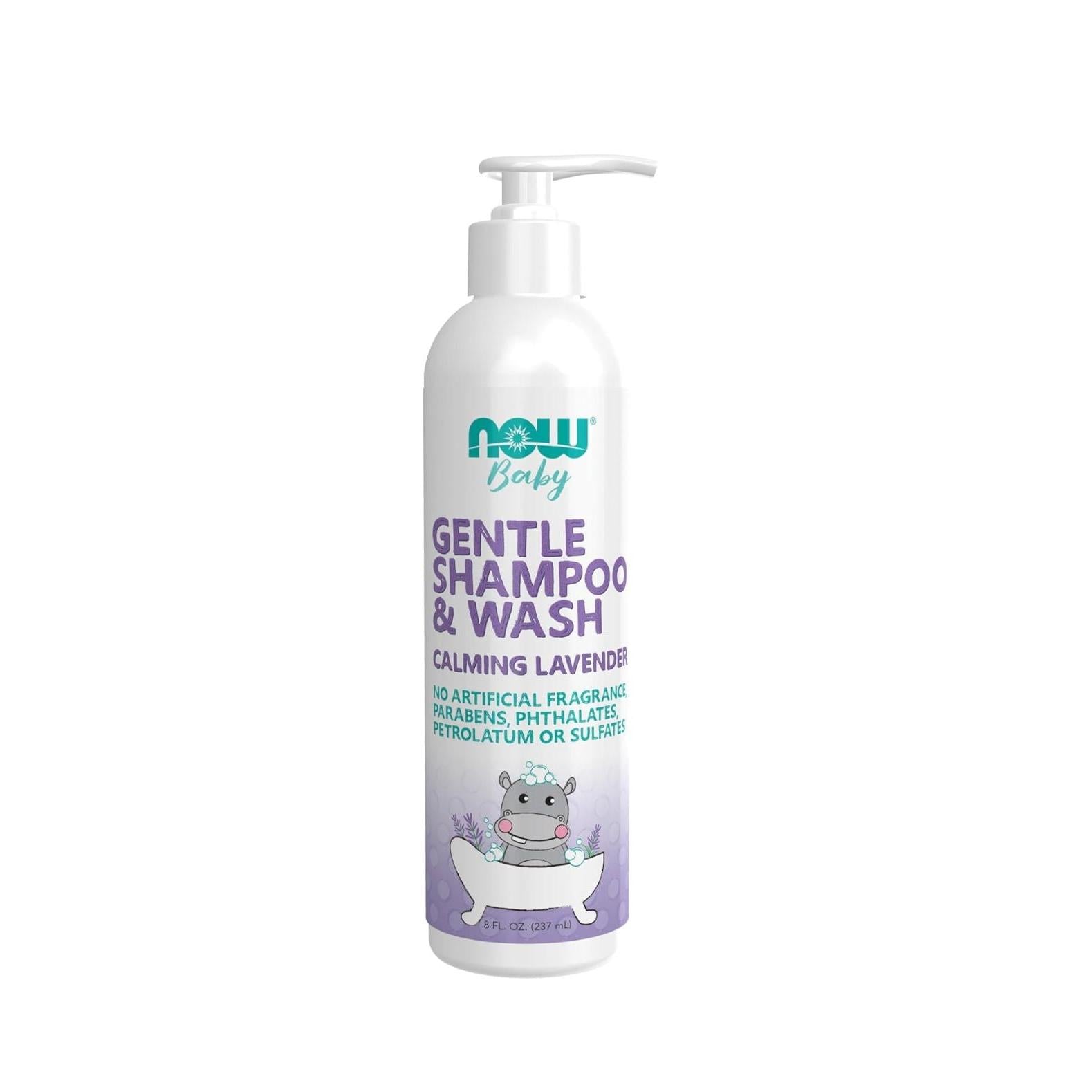 NOW Gentle Baby Shampoo & Wash, Calming Lavender 237ml
