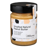 99th Monkey Unsalted Natural Peanut Butter Just 1 Ingredient No Palm Oil Gluten Free Vegan 325g