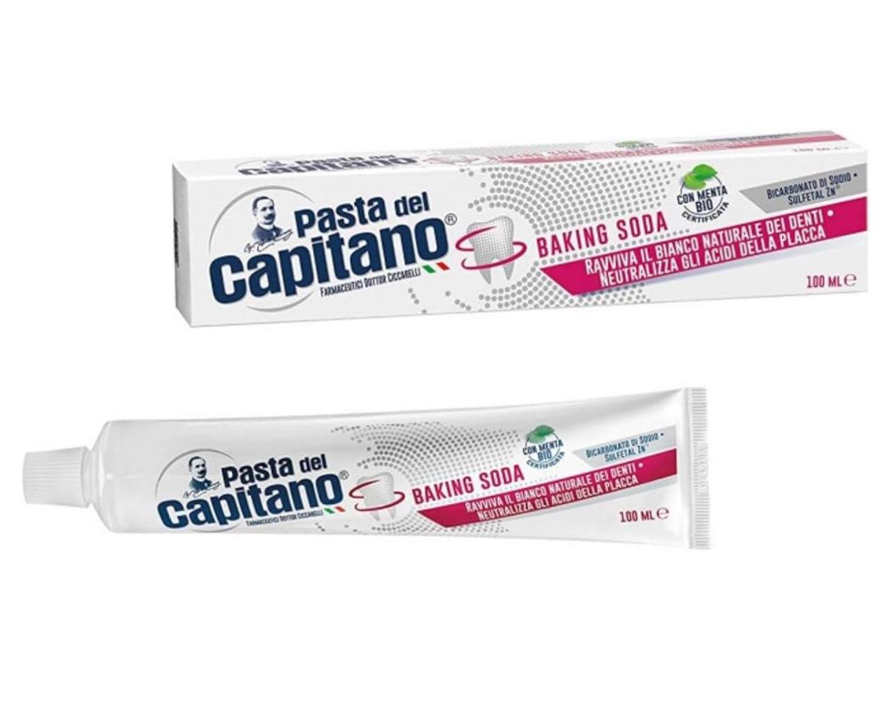 باستا ديل كابيتانو معجون اسنان مع البيكنج صودا 100 مل