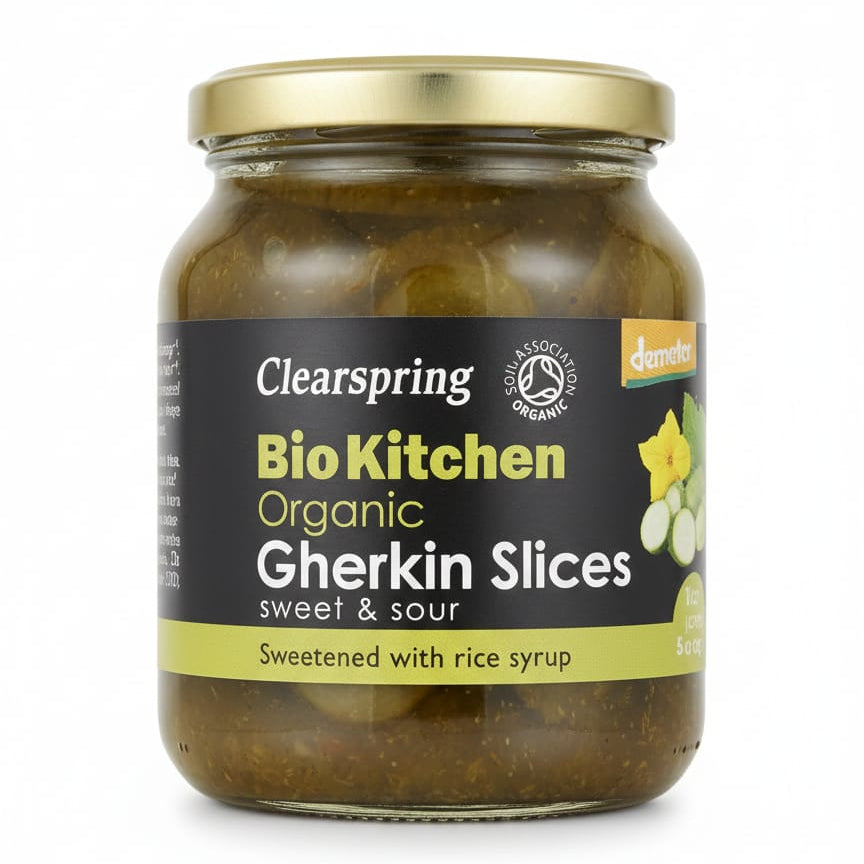 Clearspring Bio Kitchen Organic Gherkin Slices (350g)