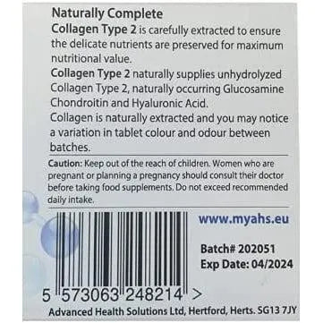 AHS Collagen Type 2 For Joints & Bones Health 120 Tablets