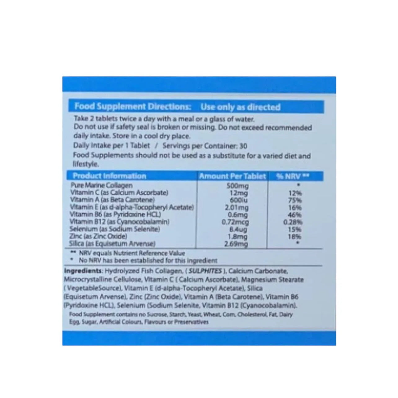 AHS Fish Collagen Plus Vitamins 120 Tablets