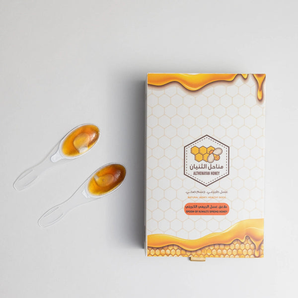 AL Thunayan Natural Kuwaiti Spring Honey Spoons 108g