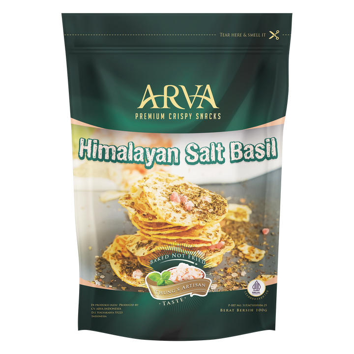 ARVA Himalayan Salt Basil Plant-based Gluten free 100g