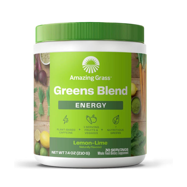 Amazing Grass Greens Blend Energy Lemon-Lime Flavor 210g, 30servings