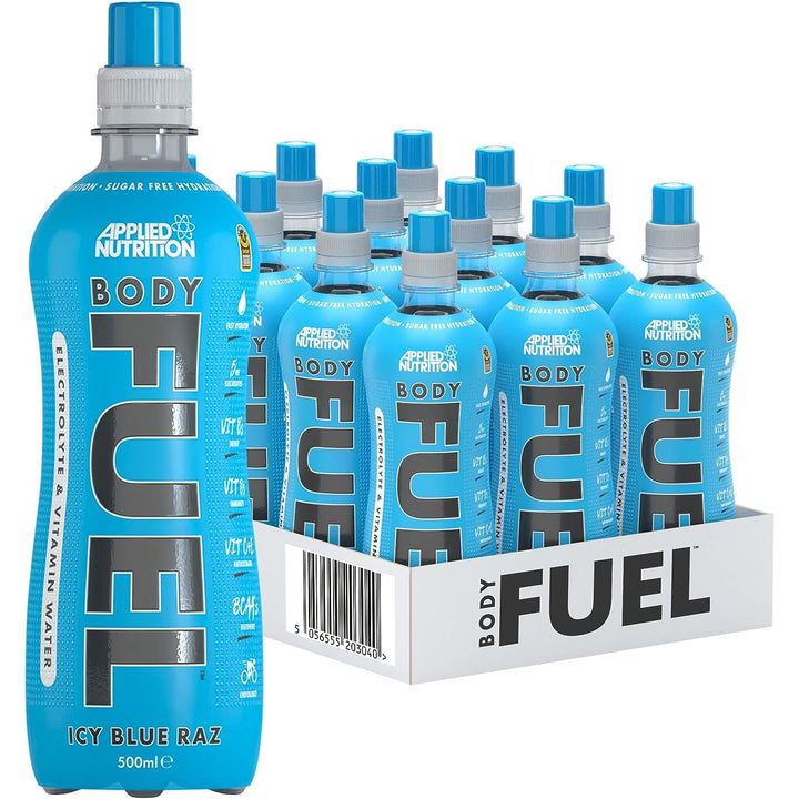 Applied Nutrition Body Fuel Electrolyte & Vitamin Water with BCAA 500ml Icy Blue Raz