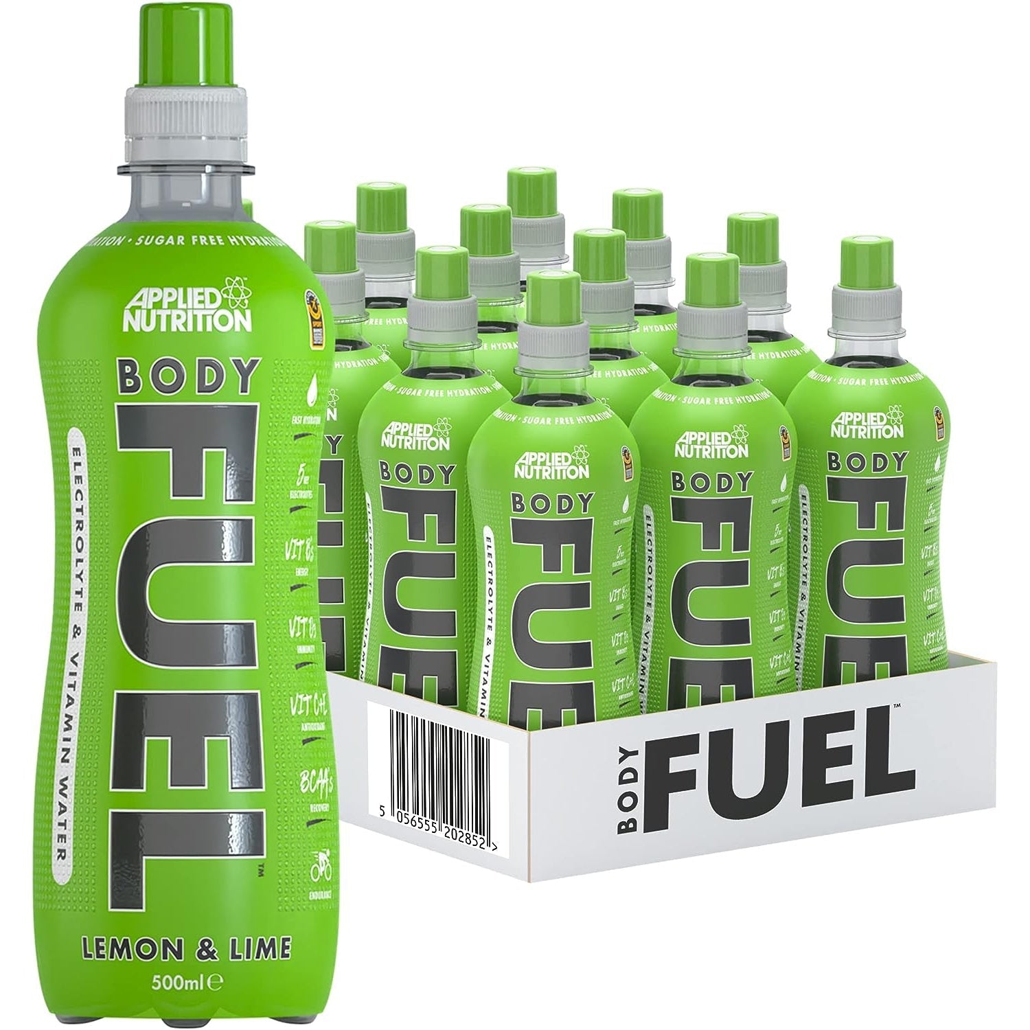 Applied Nutrition Body Fuel Electrolyte & Vitamin Water with BCAA 500ml Lemon & Lime