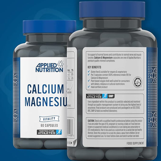 Applied Nutrition Calcium & Magnesium 60 Vegetable Capsules