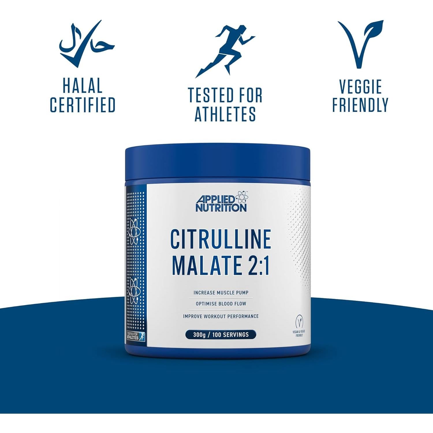 Applied Nutrition Citrulline Malate 2:1, Increase Muscle Pump 300g