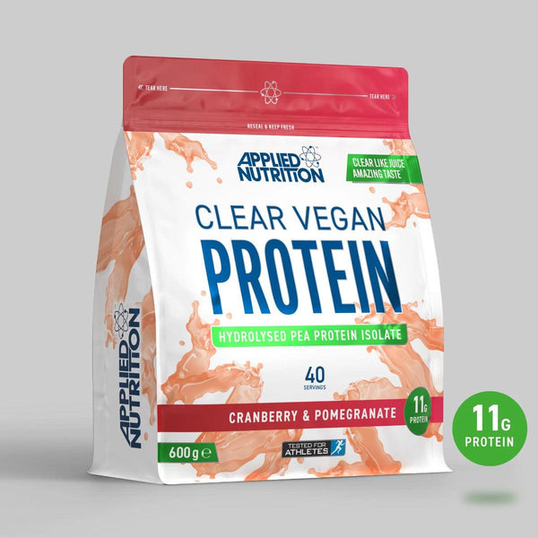 Applied Nutrition Clear Vegan Protein Hydrolised Pea Protein Isolate Pomegranate & Cranberry 600g