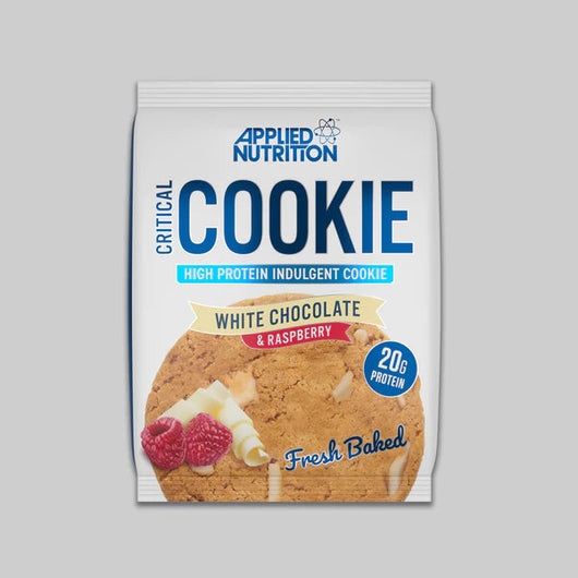 Applied Nutrition Critical Cookie Protein Cookie, High Protein Snack Non-GMO 73g White Chocolate & Raspberry