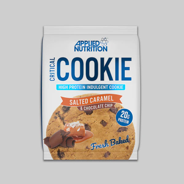Applied Nutrition Critical Cookie Protein Cookie, High Protein Snack Non-GMO 73g Salted Caramel & Chocolate Chip