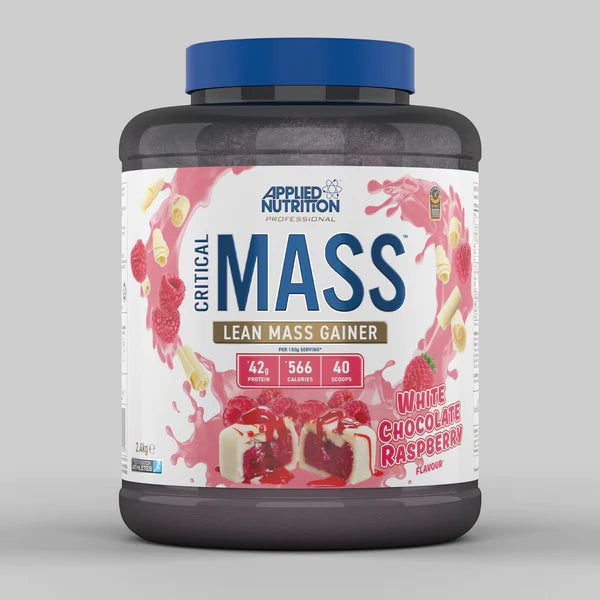 Applied Nutrition Critical Mass Lean Mass Gainer Professional White Chocolate Raspberry 2.4KG
