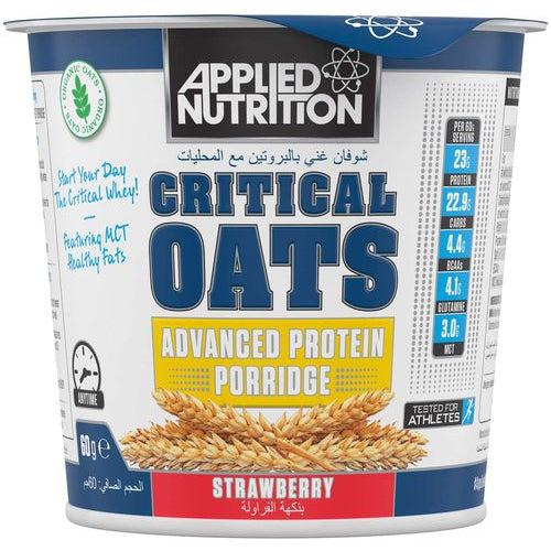 Applied Nutrition Critical Oats Advanced Protein Porridge Cup Strawberry 60g
