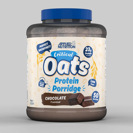 Applied Nutrition Critical Oats Protein Porridge Chocolate, Low Sugar With ISO-XP Whey Protein Isolate, Healthy Breakfast and High Protein Snack 3 Kg