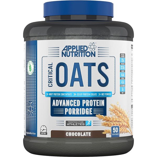 Applied Nutrition Critical Oats Protein Porridge Chocolate, With ISO-XP Whey Protein Isolate, Healthy Breakfast and High Protein Snack 3 Kg