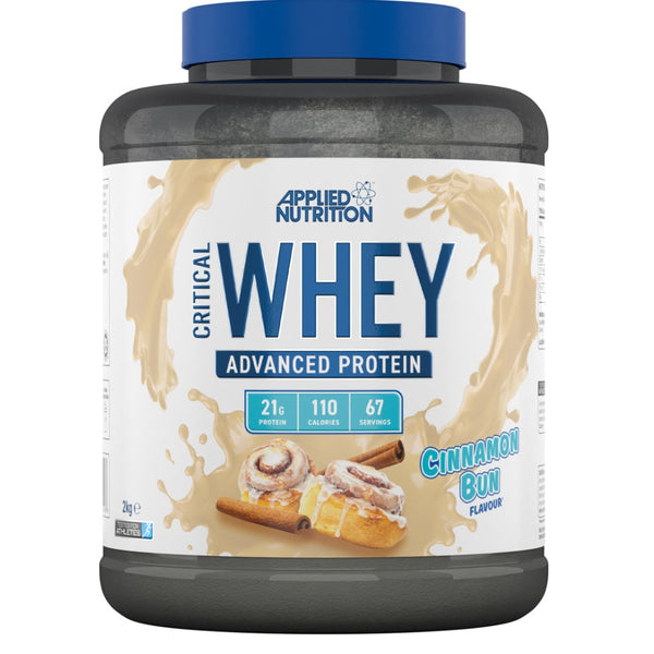 Applied Nutrition Critical Whey Advanced Protein Blend Cinnamon Bun 21g Protein 2KG