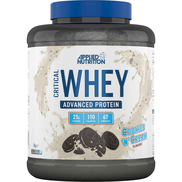 Applied Nutrition Critical Whey Advanced Protein Blend Cookies N Cream 21g Protein 2.27KG