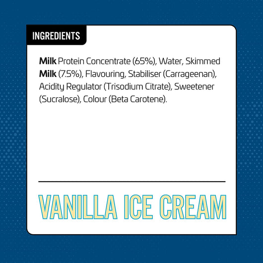 Applied Nutrition High Protein Shake Vanilla Ice Cream Low Fat No Added Sugar 500ml