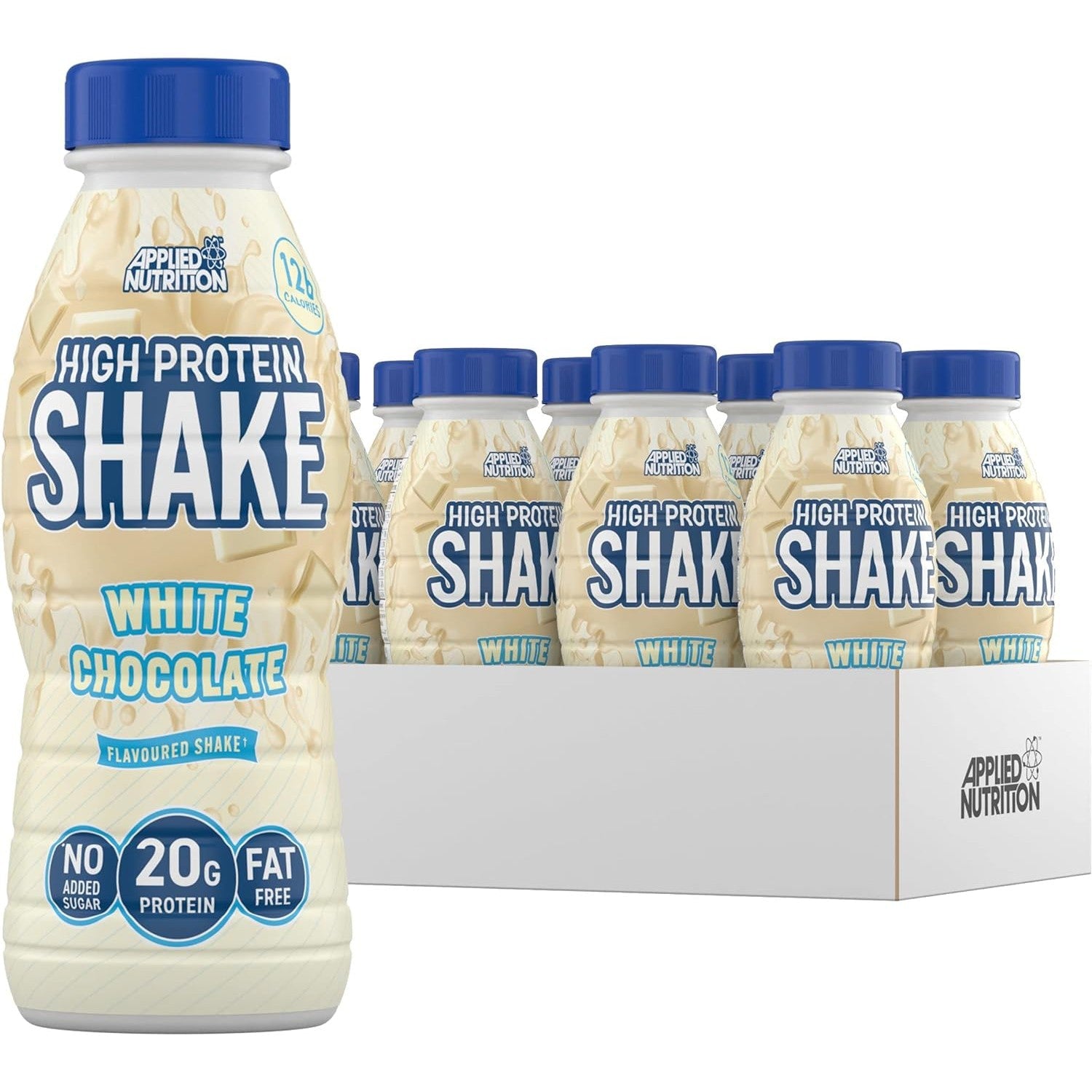 Applied Nutrition High Protein Shake White Chocolate Fat Free No Added Sugar 500ml