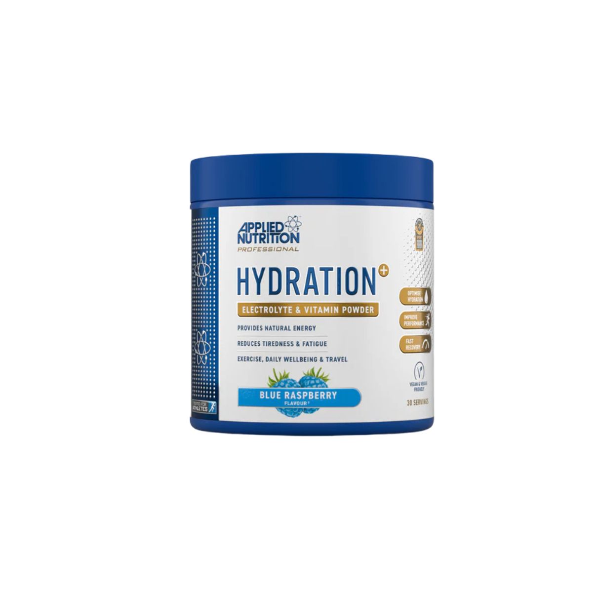 Applied Nutrition Hydration + Electrolyte & Vitamin Powder Blue Raspberry 240g