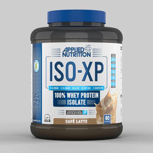 Applied Nutrition ISO-XP Whey Protein Isolate Lactose Free Zero Sugar 0 Carbs 0 Fats Cafe Latte 2KG