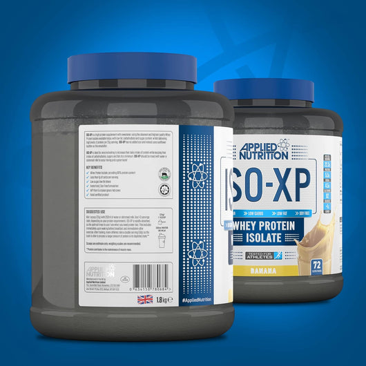 Applied Nutrition ISO-XP Whey Protein Isolate Zero Sugar 0 Carbs 0 Fats Banana 1.8 KG