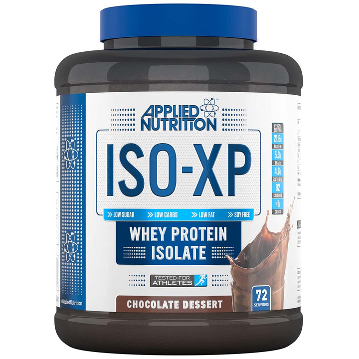 Applied Nutrition ISO-XP Whey Protein Isolate Zero Sugar 0 Carbs 0 Fats Chocolate Dessert 1.8KG