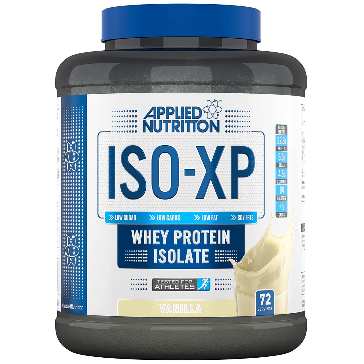 Applied Nutrition ISO-XP Whey Protein Isolate Zero Sugar 0 Carbs 0 Fats Vanilla 1.8 KG