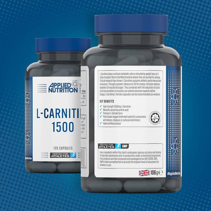 Applied Nutrition L-Carnitine 1500 120 Veggie Capsules