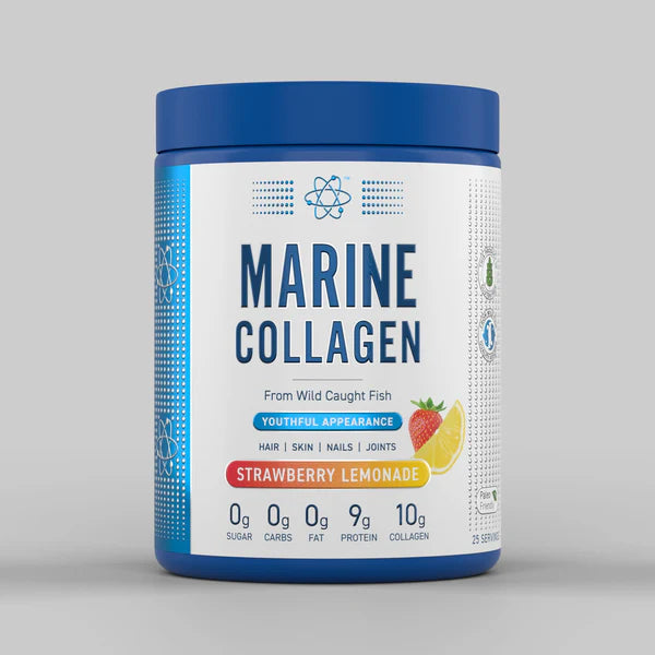 Applied Nutrition Marine Collagen From Wild Caught Fish Strawberry Lemonade Flavoured 3oog