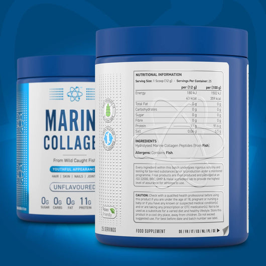 Applied Nutrition Marine Collagen Unflavoured From Wild Caught Fish 3oog