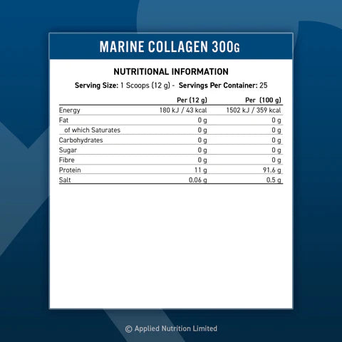 Applied Nutrition Marine Collagen Unflavoured From Wild Caught Fish 300g