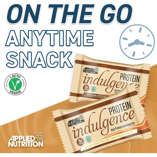 Applied Nutrition Protein Indulgence - High Protein Bar Low Sugar 50g Belgian Chocolate Caramel