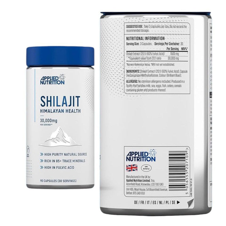 Applied Nutrition Shilajit Himalayan Health 90 Caps Vegan