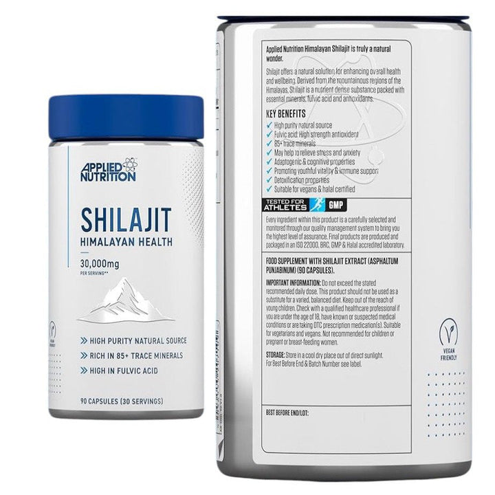 Applied Nutrition Shilajit Himalayan Health 90 Caps Vegan