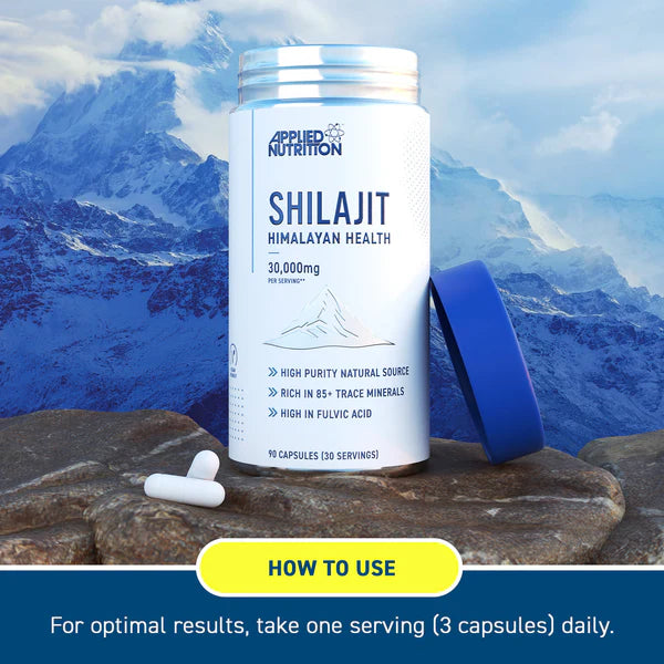 Applied Nutrition Shilajit Himalayan Health 90 Caps Vegan