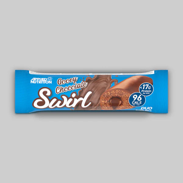 Applied Nutrition Swirl Protein Bars - High Protein, Low Sugar, Gym Snack Bar 60g Gooey Chocolate