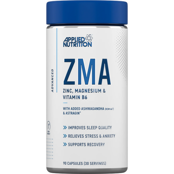 Applied Nutrition ZMA Zinc and Magnesium plus Vitamin B6 90 Veggie Capsules